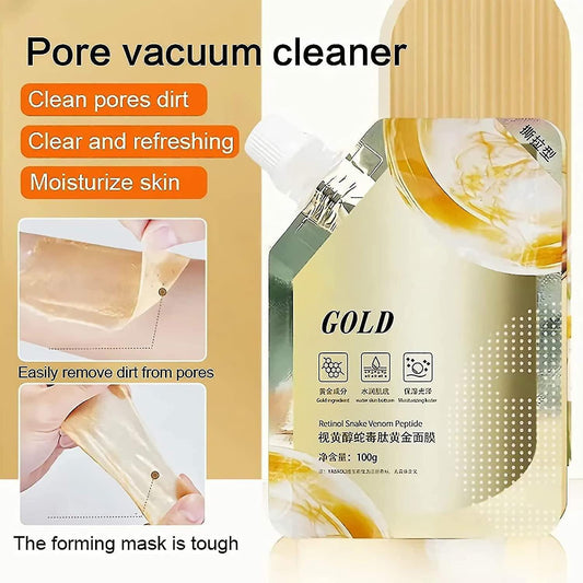 Retinol Gold Face Mask – Deep Moisturizing, Brightening & Anti-Aging Peel-Off Mask